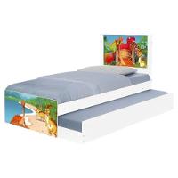 Bi Cama Juvenil Zap Com Cabeceira Terra Dos Dinossauros - 1