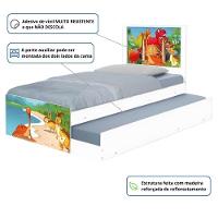 Bi Cama Juvenil Zap Com Cabeceira Terra Dos Dinossauros - 3