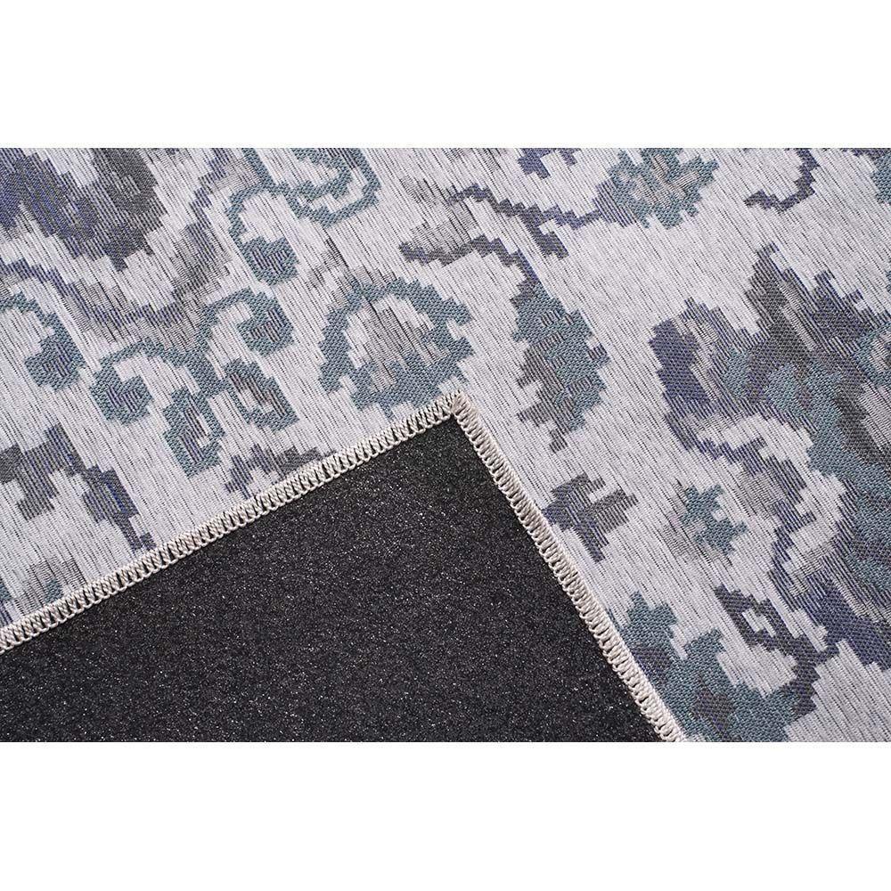 Tapete Funcional Medalhao 55 Cinza Azul Claro 1,00x1,50m - 3