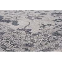 Tapete Funcional Medalhao 55 Cinza Azul Claro 1,00x1,50m - 2