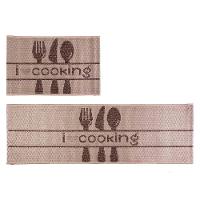 Kit Cozinha 2 Peças Eco Nature Cooking 87 Bege Marrom - 1