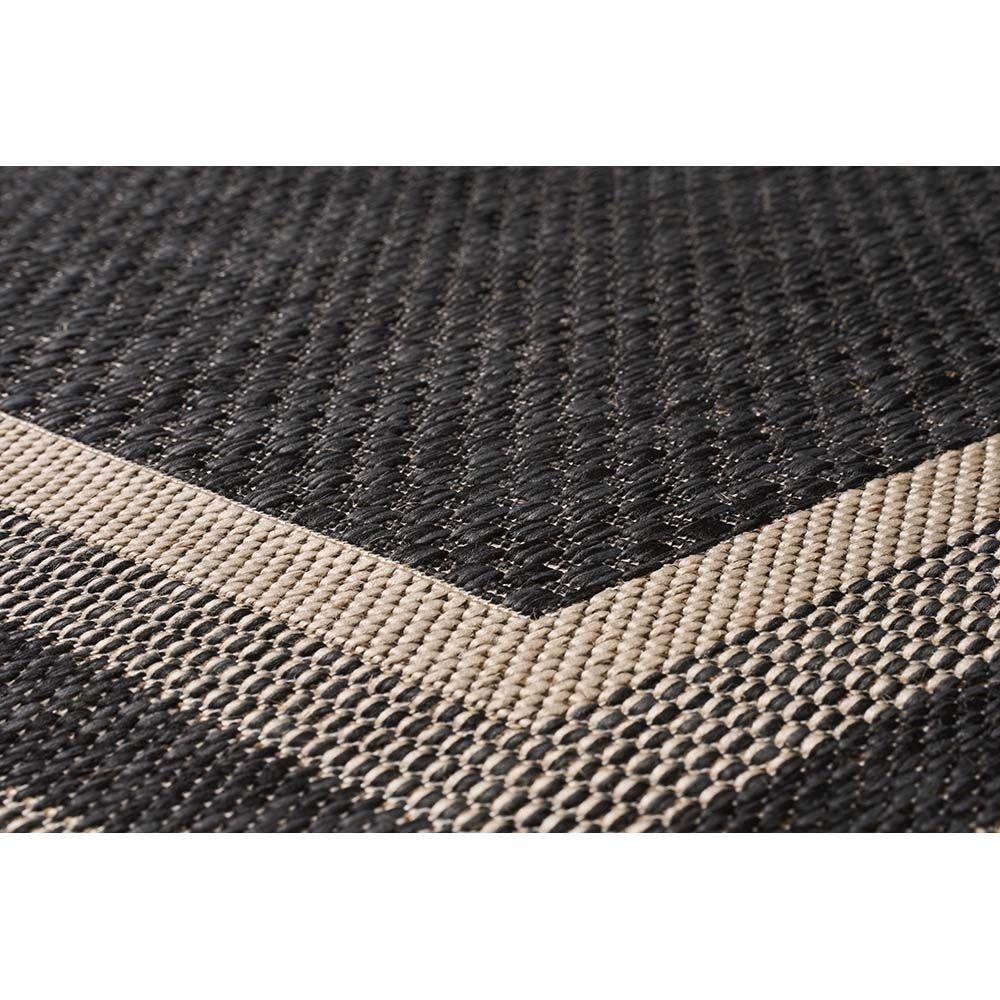 Tapete Sisal Eco Nature Moldura 77 Bege Chumbo 1,00x1,50m - 2