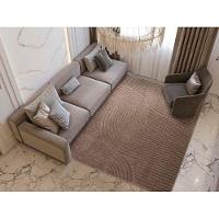 Tapete Para Sala Realce Sand 35 Taupe 2,00x2,50m - 4
