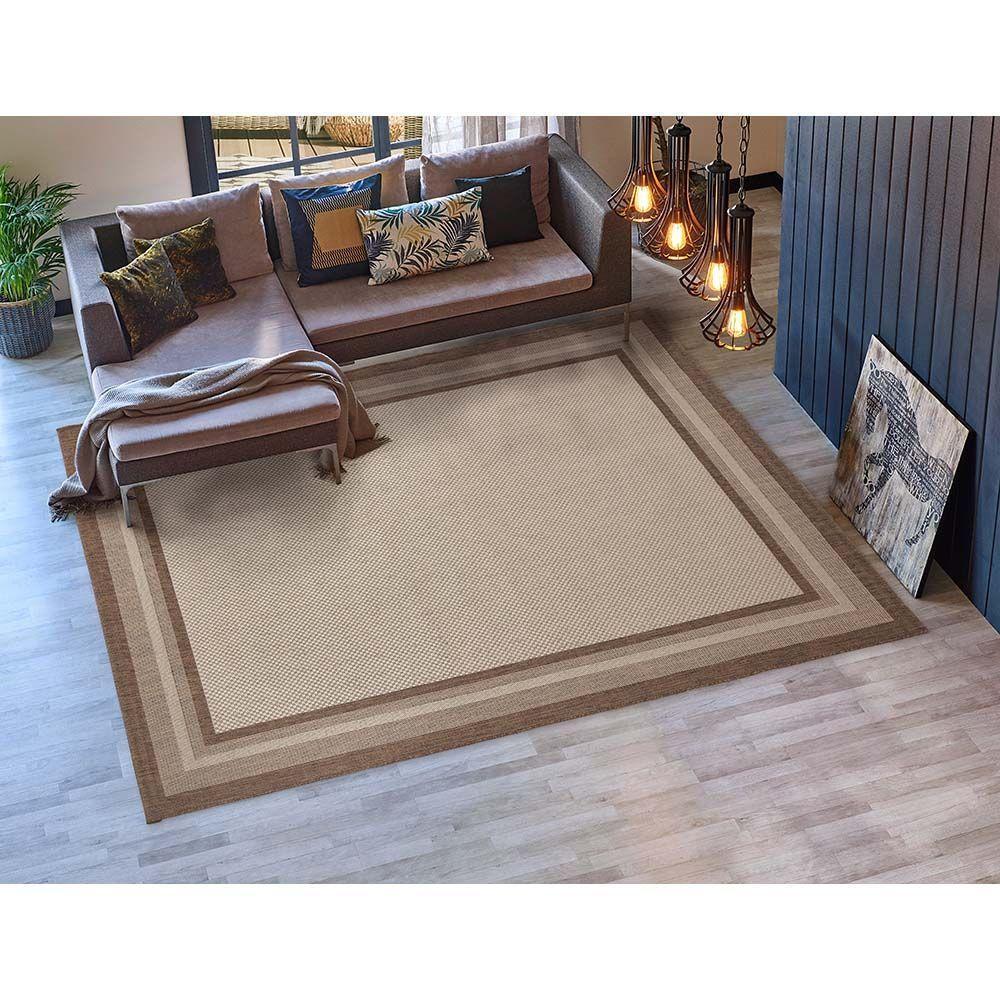 Tapete Sisal Eco Nature Moldura 70 Marrom 1,00x1,50m - 4