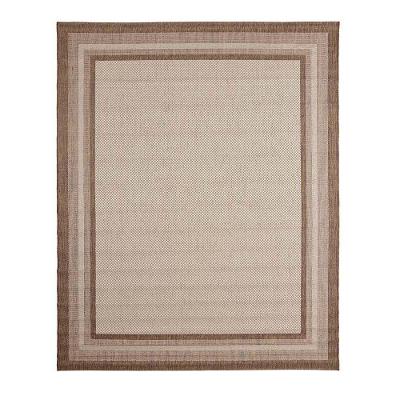 Tapete Sisal Eco Nature Moldura 70 Marrom 1,00x1,50m