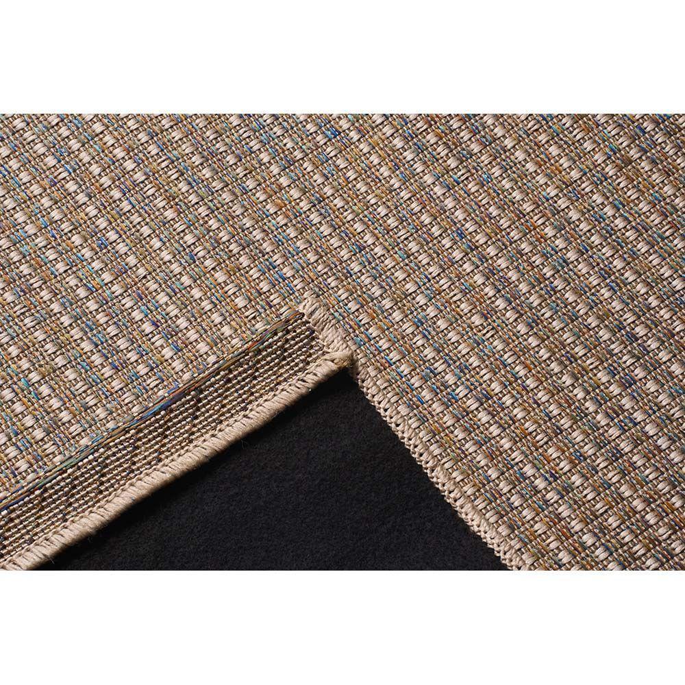 Tapete Sisal Buzios Lual 73 Bege Azul 0,50x1,00m - 3