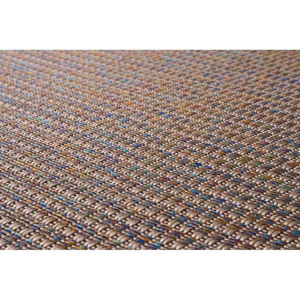 Tapete Para Sala Sisal Buzios Lual 73 Bege Azul 1,00x1,50m - 3