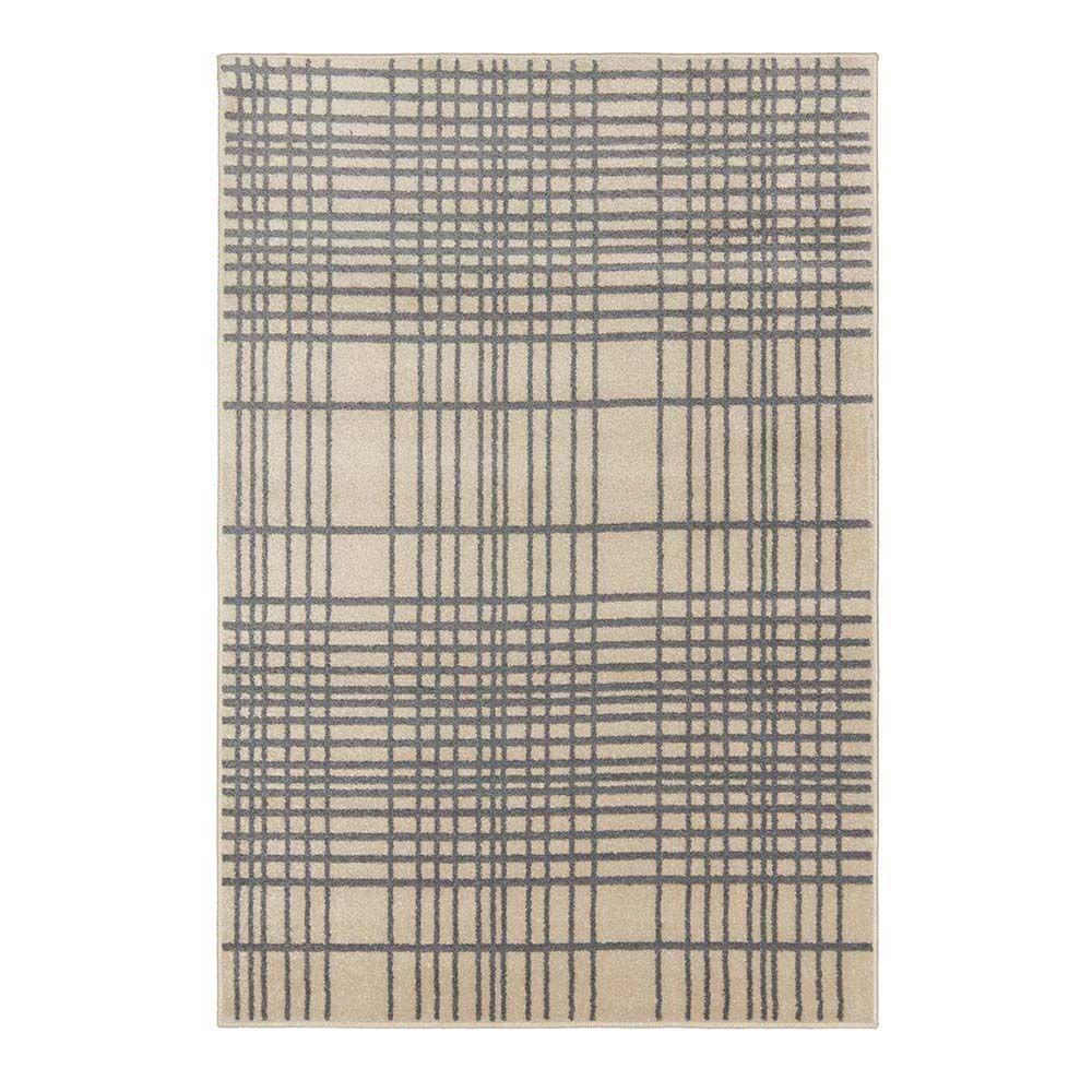 Tapete Para Sala Polo Paris 42 Areia-grafite 1,50x2,00m - 1