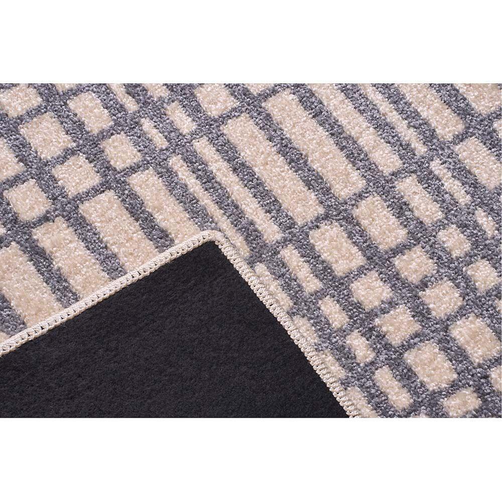 Tapete Para Sala Polo Paris 42 Areia-grafite 1,50x2,00m - 2