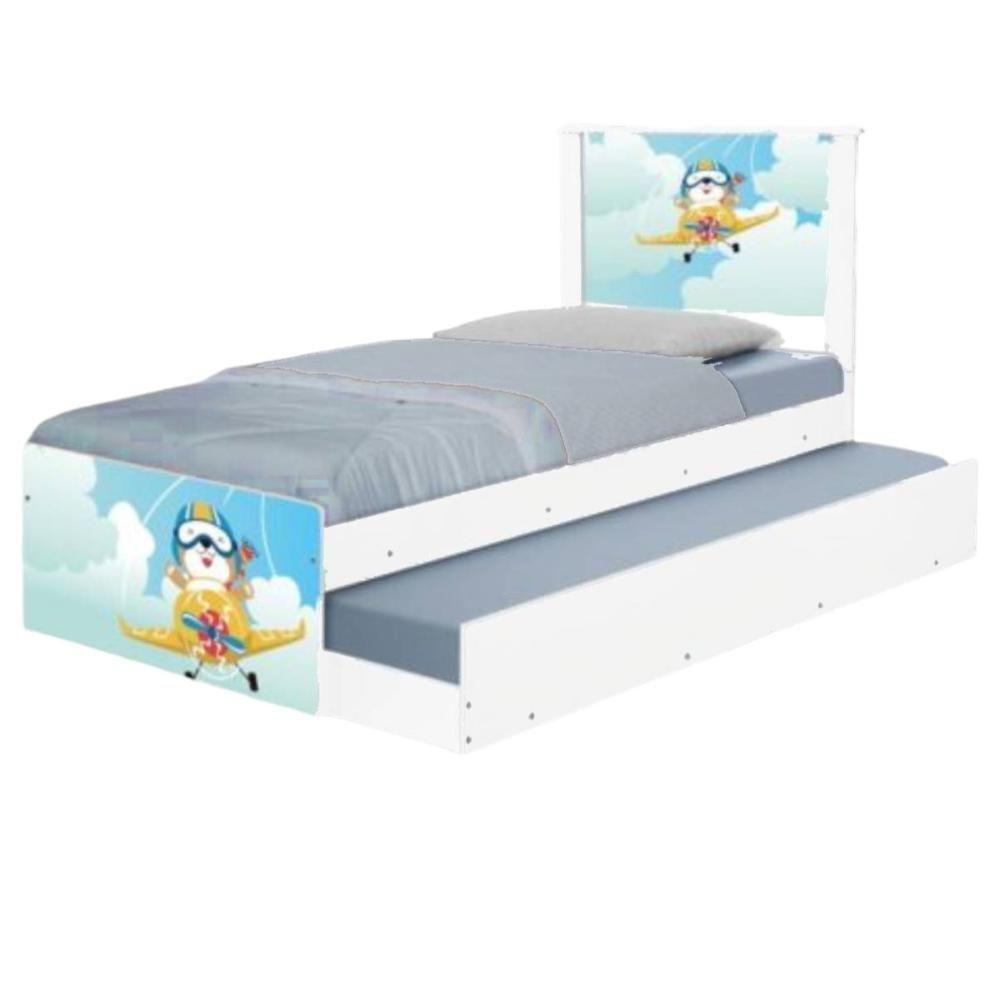 Bi Cama Juvenil Zap Com Cabeceira Ursinho Patrulheiro - 6