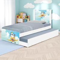 Bi Cama Juvenil Zap Com Cabeceira Ursinho Patrulheiro - 1