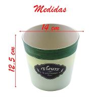 Kit 10 Mini Vasos De Planta Cachepot Estampados Decorados 12,5cm - 3