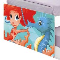 Bi Cama Juvenil Zap Com Cabeceira Sereia Ruiva