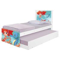 Bi Cama Juvenil Zap Com Cabeceira Sereia Ruiva - 6