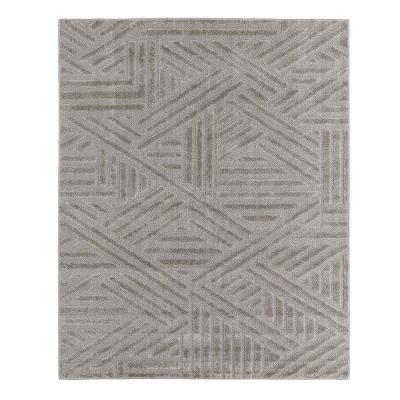 Tapete Realce Trama 51 Cinza 0,50x1,00m - J Serrano