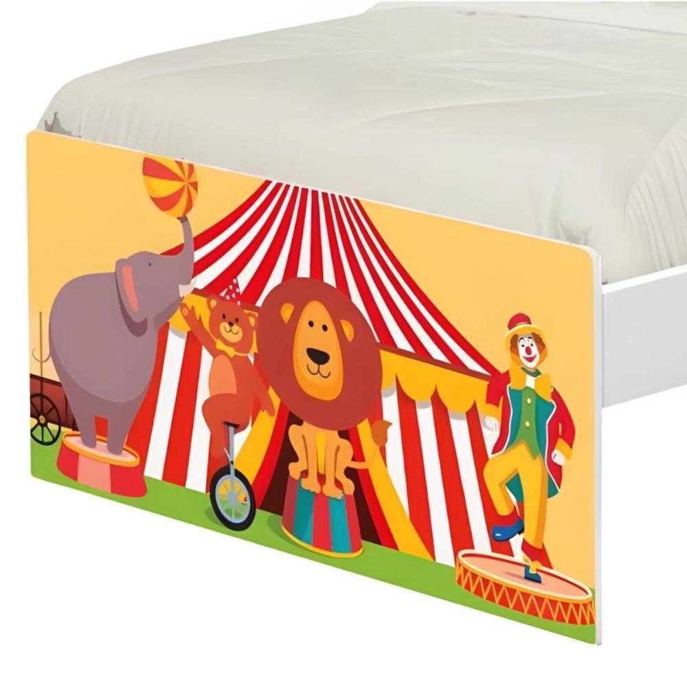 Cama Juvenil Zap Com Cabeceira Palhaço Circo - 4