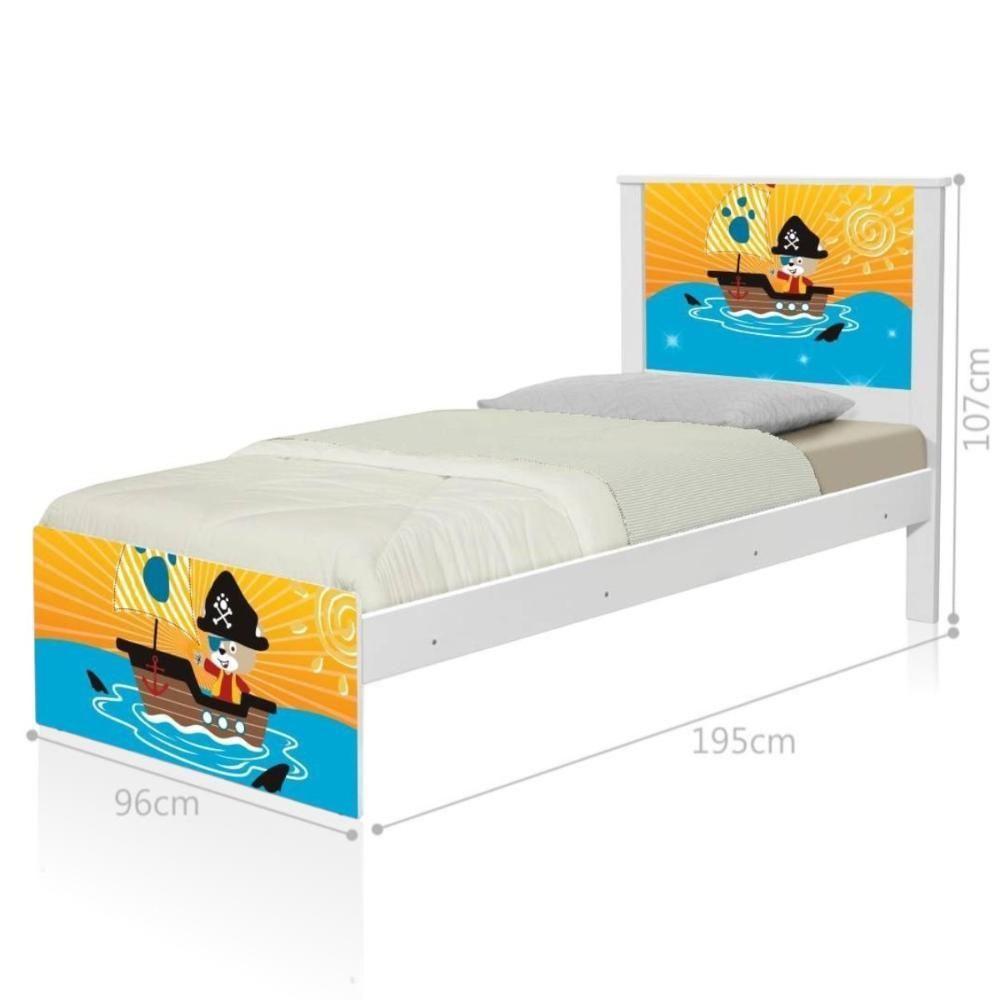 Bi Cama Juvenil Zap Pirata Com Colchões - 3