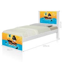 Bi Cama Juvenil Zap Pirata Com Colchões - 3