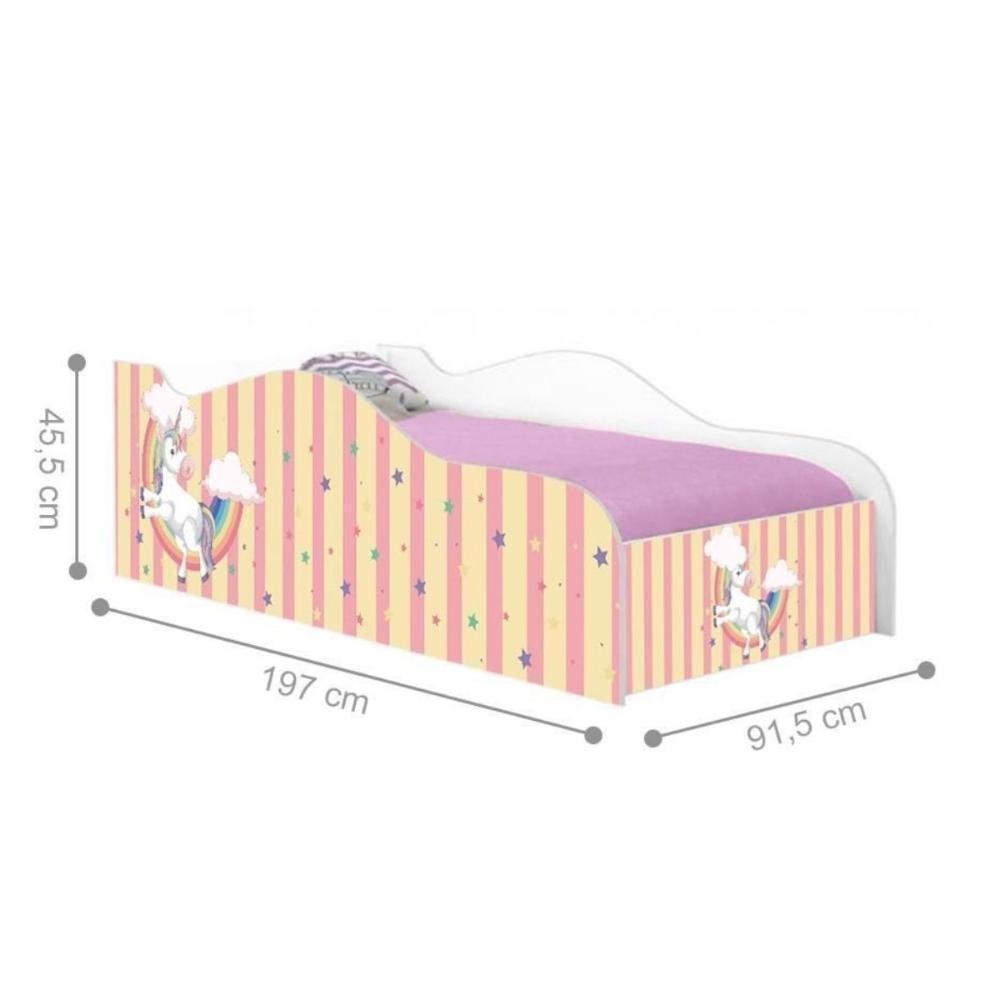 Cama Carro Solteiro Joy Unicórnio Meigo Solteiro - 3