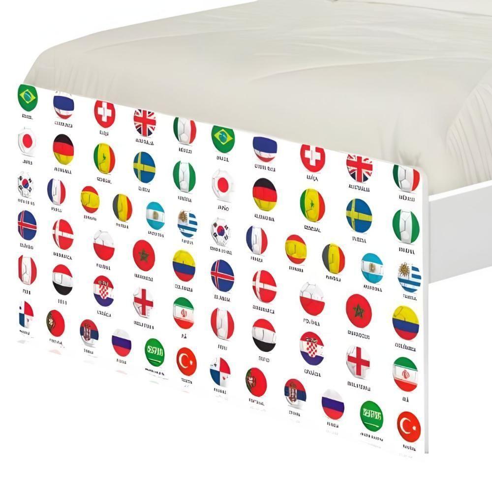 Cama Juvenil Zap Futebol Seleções Copa Com Colchão - 5