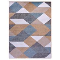 Tapete Sala Classic Maiorca 25 Caramelo Azul 1,00x1,50m - 1