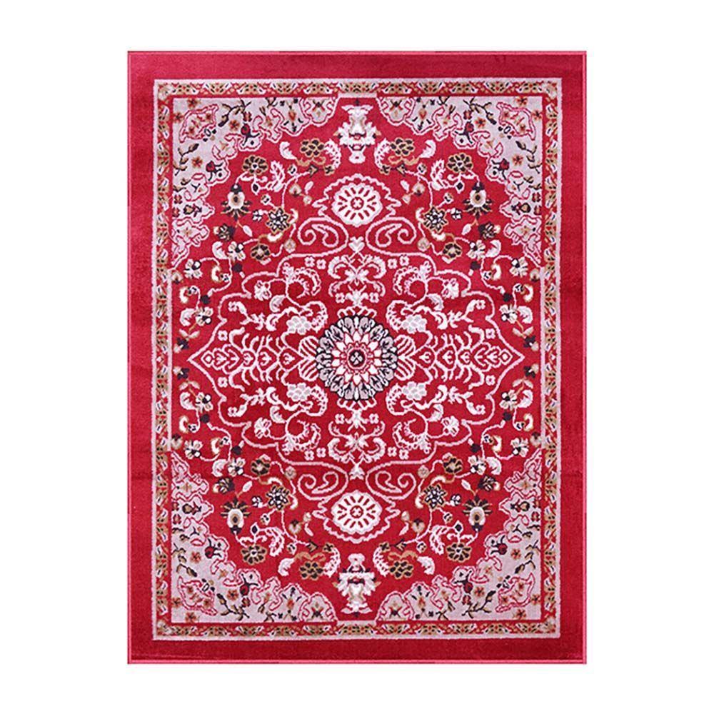 Tapete Para Sala Renaissance Atenas 10 Vermelho 1,50x2,00m - 1