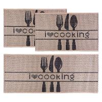 Kit Cozinha 3 Peças Eco Nature Cooking 77 Bege Chumbo - 1