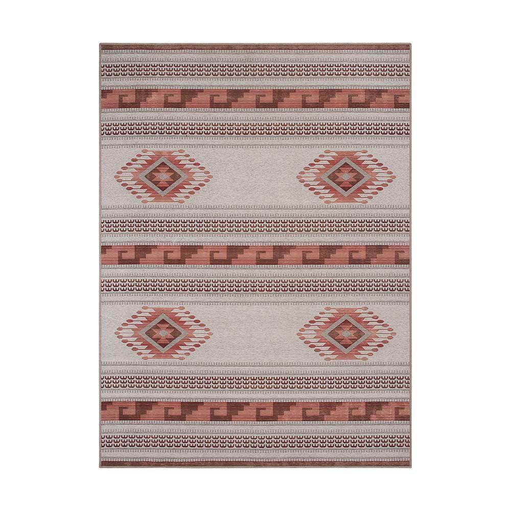 Tapete Para Sala Funcional Asteca 35 Taupe 1,50x2,00m - 1