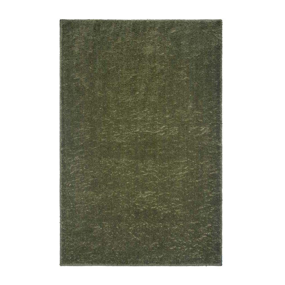 Tapete Para Sala Felpudo Plush 32 Verde Fendi 2,00x3,00m - 1