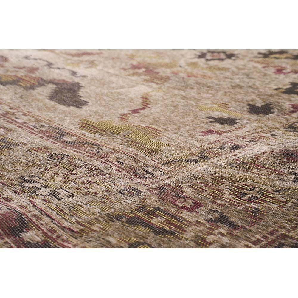 Tapete Para Sala Funcional Medalhao 72 Bege 1,00x1,50m - 2