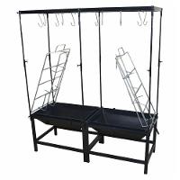 Estação Churrasco Fogo De Chão Lareira E Varal 125x44x43cm - 1