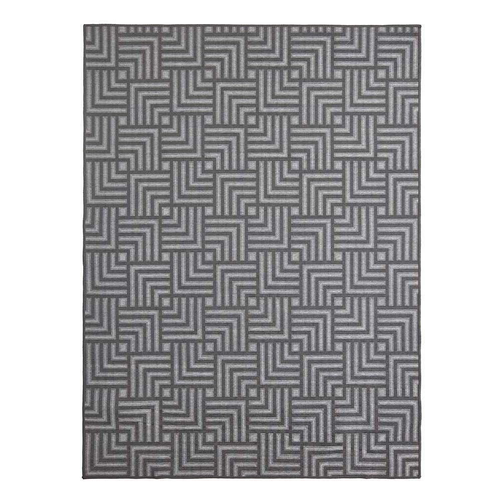 Tapete Para Sala Funcional Tabuleiro 56 Chumbo 2,00x2,50m - 1