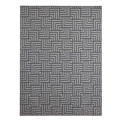 Tapete Para Sala Funcional Tabuleiro 56 Chumbo 2,00x2,50m