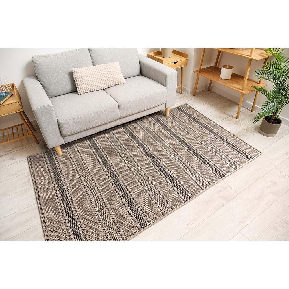 Tapete Sisal Eco-nature Riscas 77 Bege Chumbo 2,00x3,00m - 4