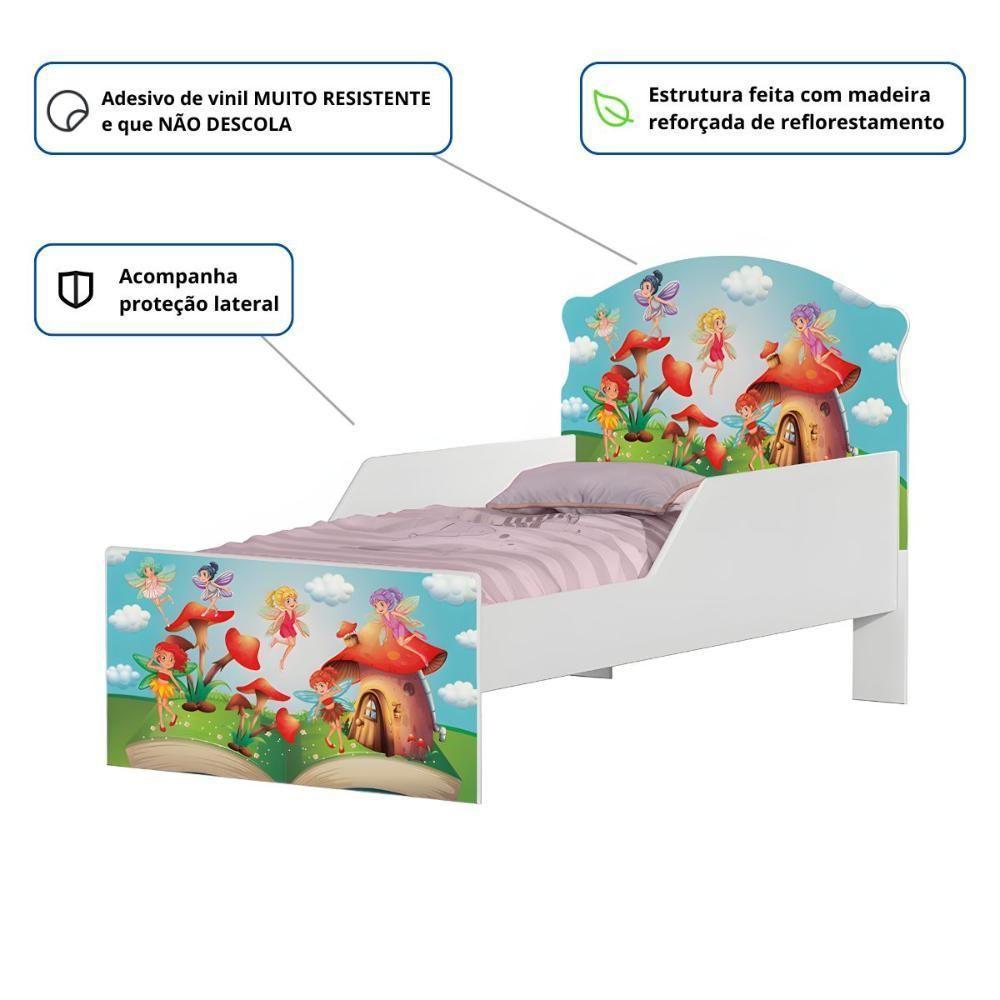Cama Infantil Tick Fadinhas Meninas - 3