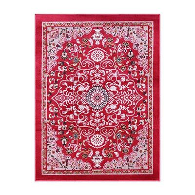 Tapete Para Sala Renaissance Atenas 10 Vermelho 2,00x2,50m