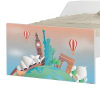 Cama Infantil Tick Volta Ao Mundo Com Colchão - 5