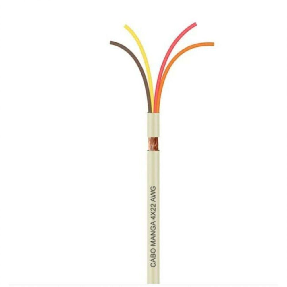 Cabo Manga Fibra Óptica 4X22 Awg Para Iluminação De Piscinas Led Rgb - 50 Metros - 2