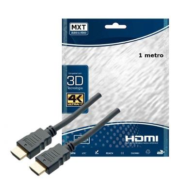 Cabo Hdmi 1 Metro 2.0 4k Ultra Hd Pino Dourado - Mxt