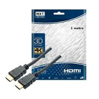 Cabo Hdmi 1 Metro 2.0 4k Ultra Hd Pino Dourado - Mxt - 1