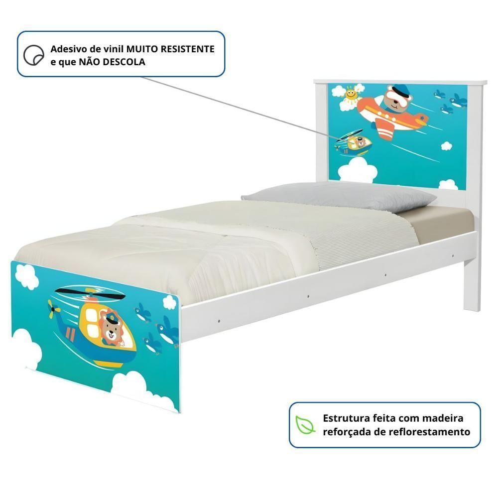 Cama Juvenil Zap Com Cabeceira Patrulha Animal - 3