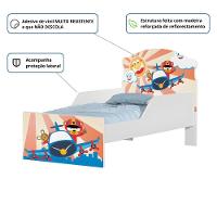 Cama Infantil Tick Patrulha Ursinhos Com Colchão - 2