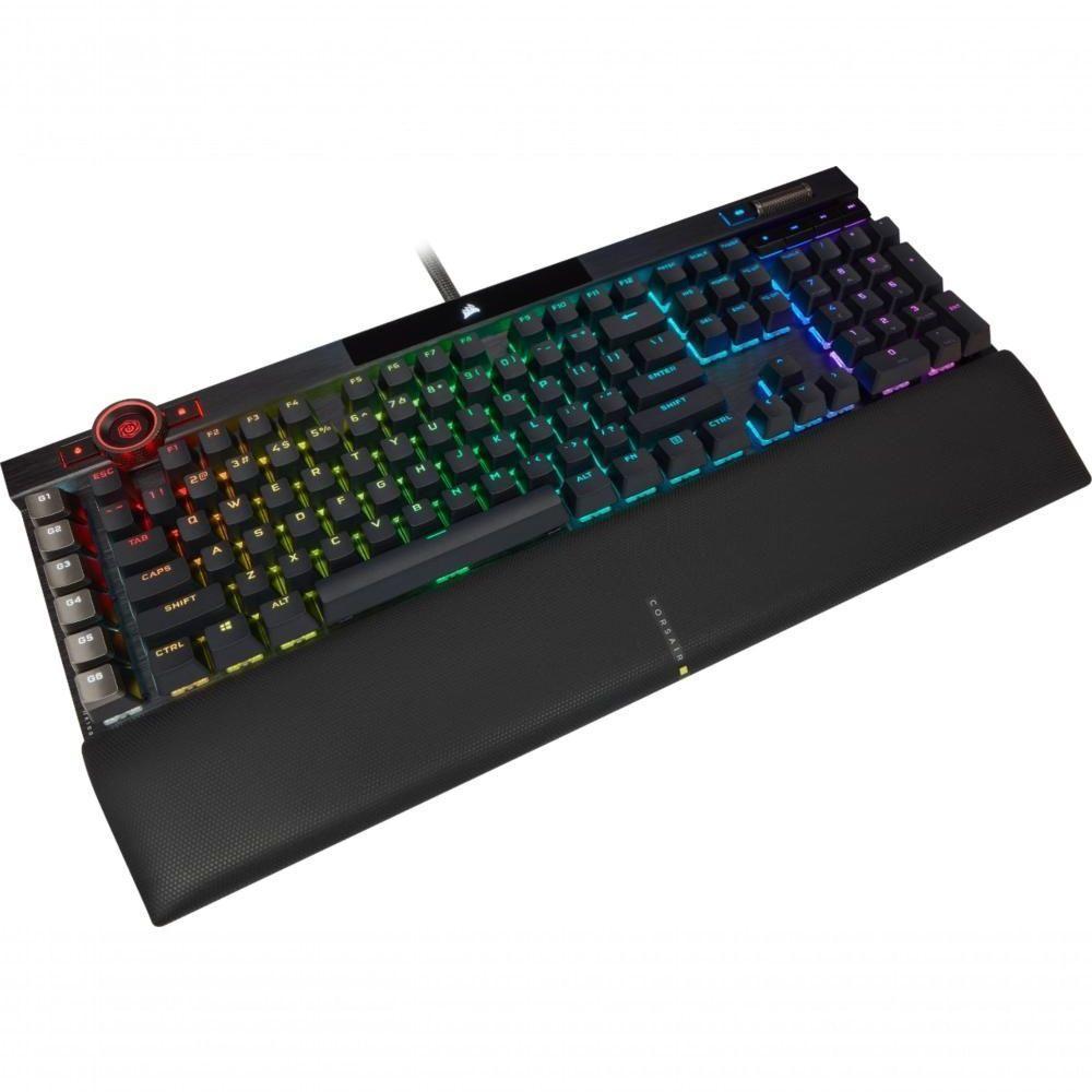 Teclado Mecânico Gaming K100 Rgb Opx Linear Elgato - Preto - 1