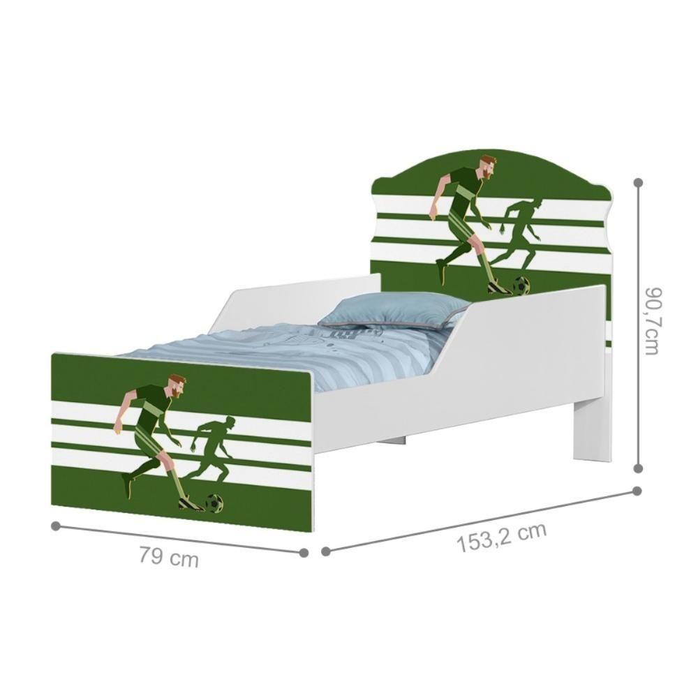 Cama Infantil Tick Jogador De Futebol Com Colchão - 3