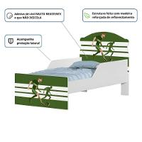 Cama Infantil Tick Jogador De Futebol Com Colchão - 2
