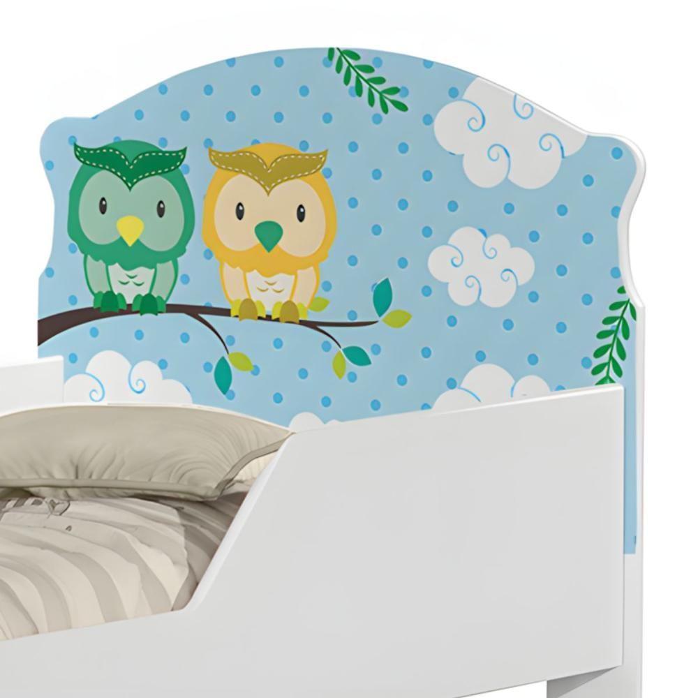 Cama Infantil Tick Corujinhas Com Colchão - 4