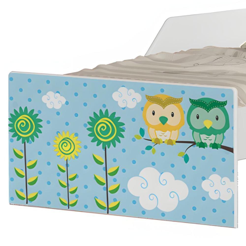 Cama Infantil Tick Corujinhas Com Colchão - 5