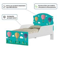 Cama Infantil Tick Balão No Céu Com Colchão - 2