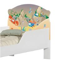 Cama Infantil Tick Fundo Do Mar Feliz Com Colchão - 5