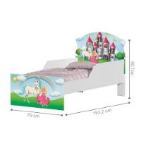 Cama Infantil Tick Princesa Encantada Com Colchão - 3